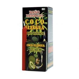 Baño Caja 250ML Coco Eleggua con Vela